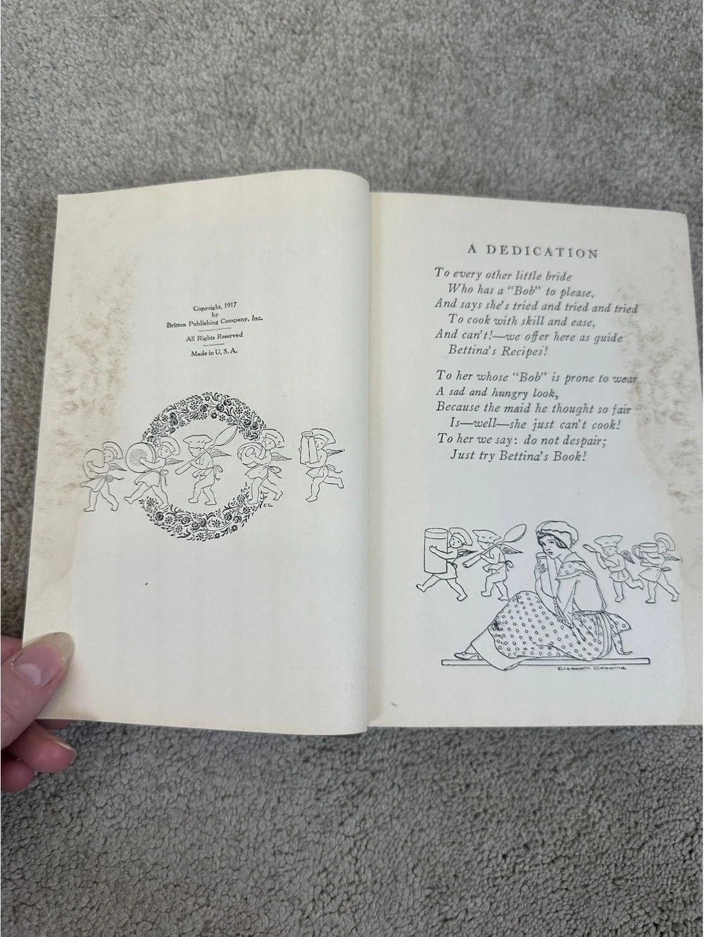 Antique 1917 A Thousand Ways To Please A Husband Bettina’s Best Recipes